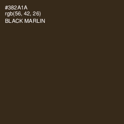 #382A1A - Black Marlin Color Image
